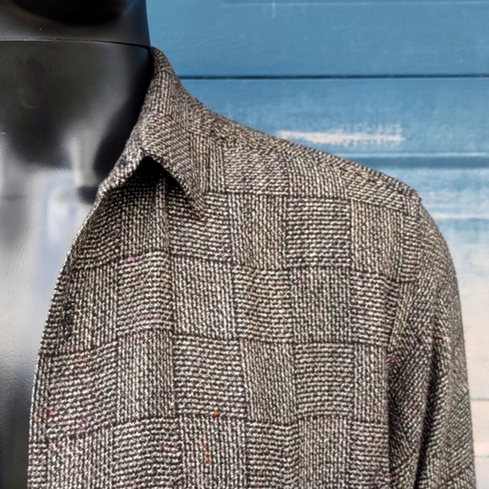 TONY LAMBERT VINTAGE MEN'S LUXURY BUTTON-DOWN L/S CASUAL SHIRT